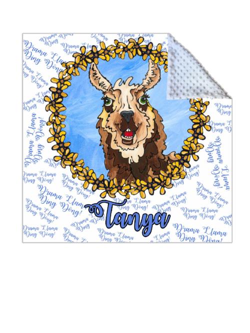 Drama Llama blanket 1