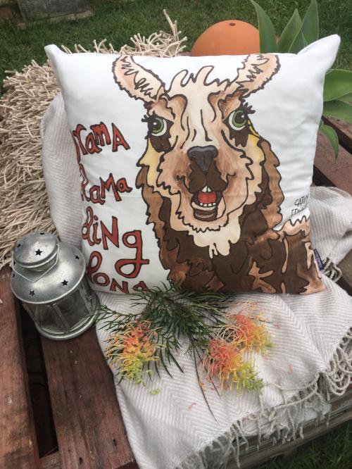 Drama Llama Ding Dong - Cushion Cover