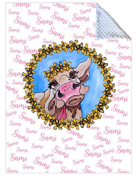 Buttercup Cow blanket 1