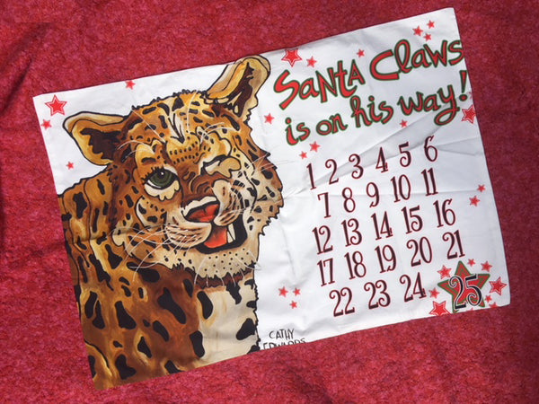 Leopard - Christmas Countdown Pillowcase