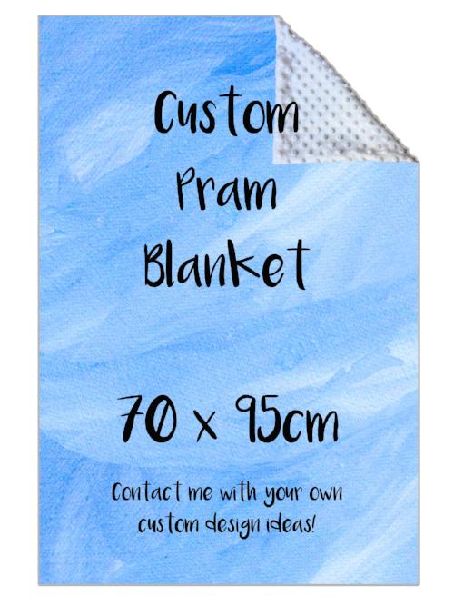 Custom Personalised Pram Blanket
