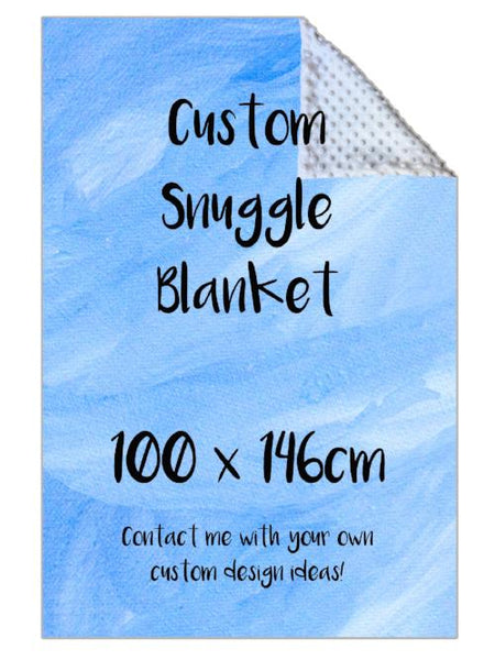 Custom Personalised Snuggle Blanket