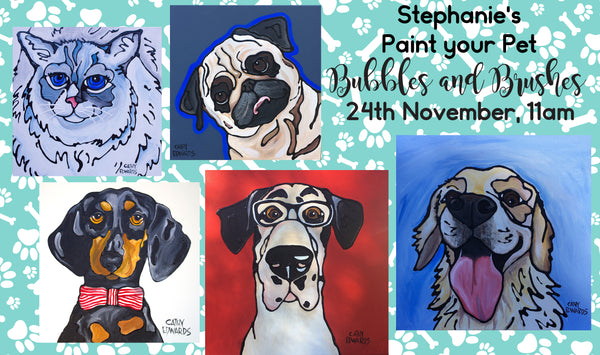 Stephanie's Paint Your Pet Event