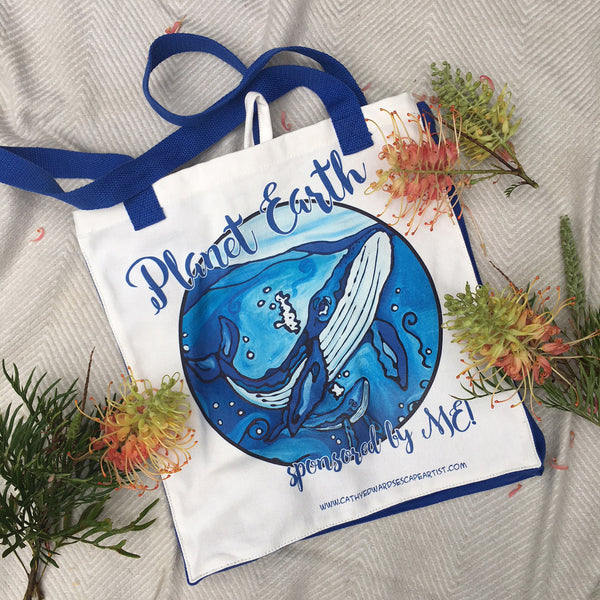 Premium Multi-Purpose Tote bag - Malibu the Whale